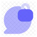 Lock Chat Bulle Chat Securise Chat Securise Icon