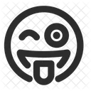 Verrückte Zunge  Symbol