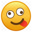 Verrucktes Gesicht Emoji Emoticon Symbol