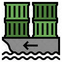 Import Versand Fracht Container Logistik Symbol