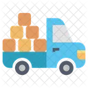 LKW Fahrzeug Transport Symbol