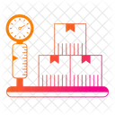 Bilanz Versand Logistik Symbol