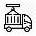 Versandbehalter Frachtcontainer Frachtbox Symbol