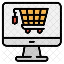 Versand Warenkorb E Commerce Symbol