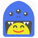 Verschluckt Lacheln Smiley Icon