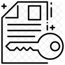 Verschlusselung Dateizugriff Dokument Symbol