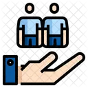Versicherung Pflege Geschaft Symbol