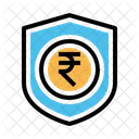 Versicherung Indische Rupie Symbol