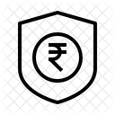 Versicherung Indische Rupie Symbol