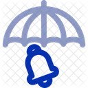 Versicherungsbenachrichtigung Deckung Alarm Symbol