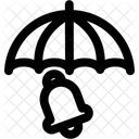 Versicherungsbenachrichtigung Deckung Alarm Symbol