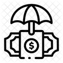 Versicherungsgeld Deckung Versicherung Symbol