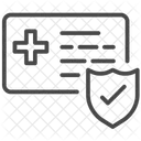 Versicherungskarte  Symbol