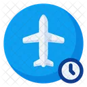 Verspäteter Flug  Symbol