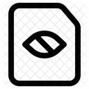 Versteckt Auge Unsichtbar Symbol