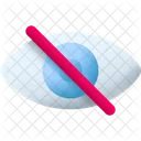 Versteckt Verstecken Auge Symbol