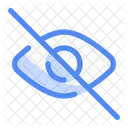 Versteckt Verstecken Auge Symbol