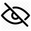 Auge Aus Passwort Symbol
