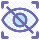 Nein Sehvermogen Auge Symbol