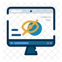Webseite Auge Versteckt Symbol