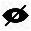 Versteckt Verstecken Keine Ansicht Symbol