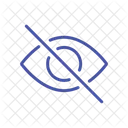 Versteckt Verstecken Auge Symbol