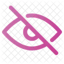 Versteckt Verstecken Auge Symbol