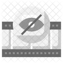 Verstecktes Video Verstecken Video Symbol
