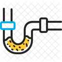 Verstopftes Rohr  Symbol