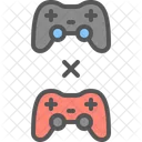 Versus Joystick Gaming Icon