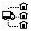 Verteiler-LKW  Symbol