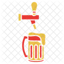 Verter cerveza  Icono