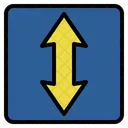 Vertical Direction Arrow Icon