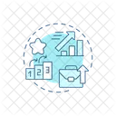 Vertical Advancement Career Progression Professional Growth Icon