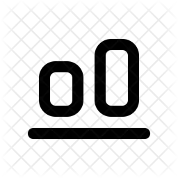 Vertical align bottom  Icon
