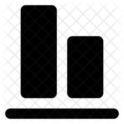 Vertical align bottom  Icon