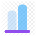 Vertical Align Bottom Object Icon