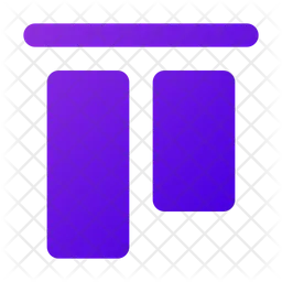 Vertical Align Top  Icon