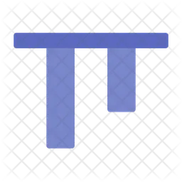 Vertical Align Top  Icon