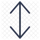 Vertical Arrow Arrow Down Icon