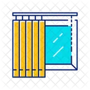 Vertical blinds  Icon