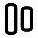 Vertical Center Align  Icon