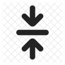 Vertical Center Alignment Align Icon
