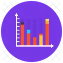 Vertical Chart Statistics Infographic Icon