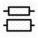 Vertical Distribute Distribute To Center Center Align Icon