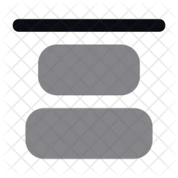 Vertical Distribute Top  Icon