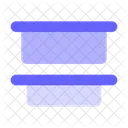 Vertical Distribute Top Distribute Top Top Align Icon