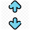 Vertical expand Arrow  Icon