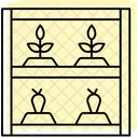 Vertical Farming Unit Hydroponic Farm Icon