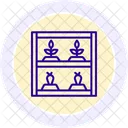 Vertical Farming Unit Hydroponic Farm Icon